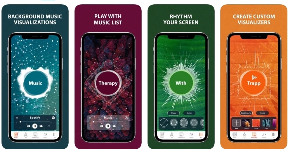 8. Trapp – Music Visualizer