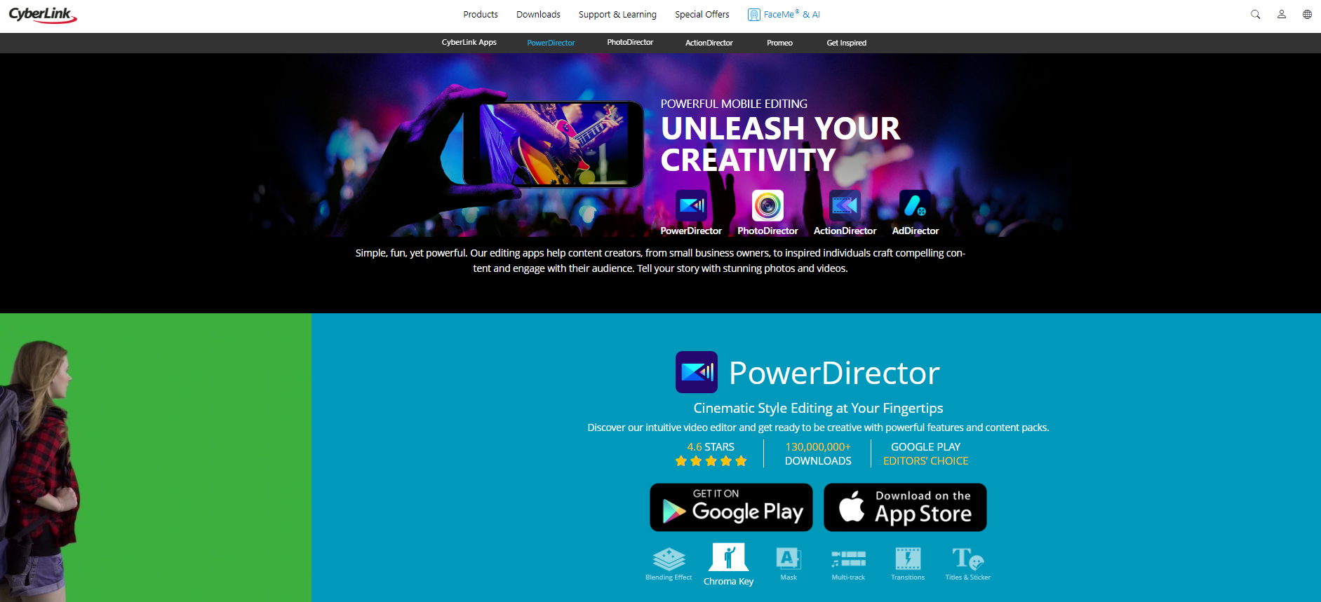 2. CyberLink PowerDirector Mobile