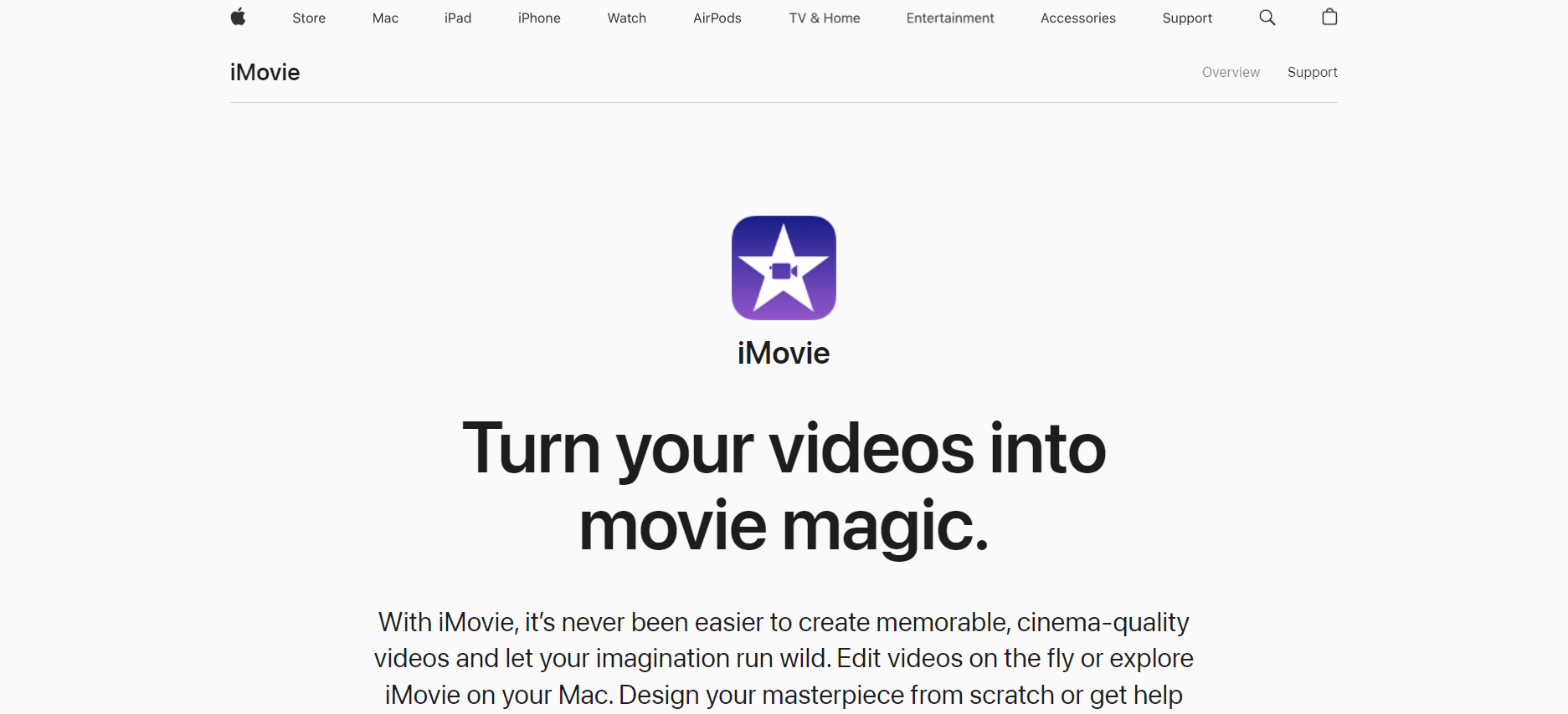 4. iMovie