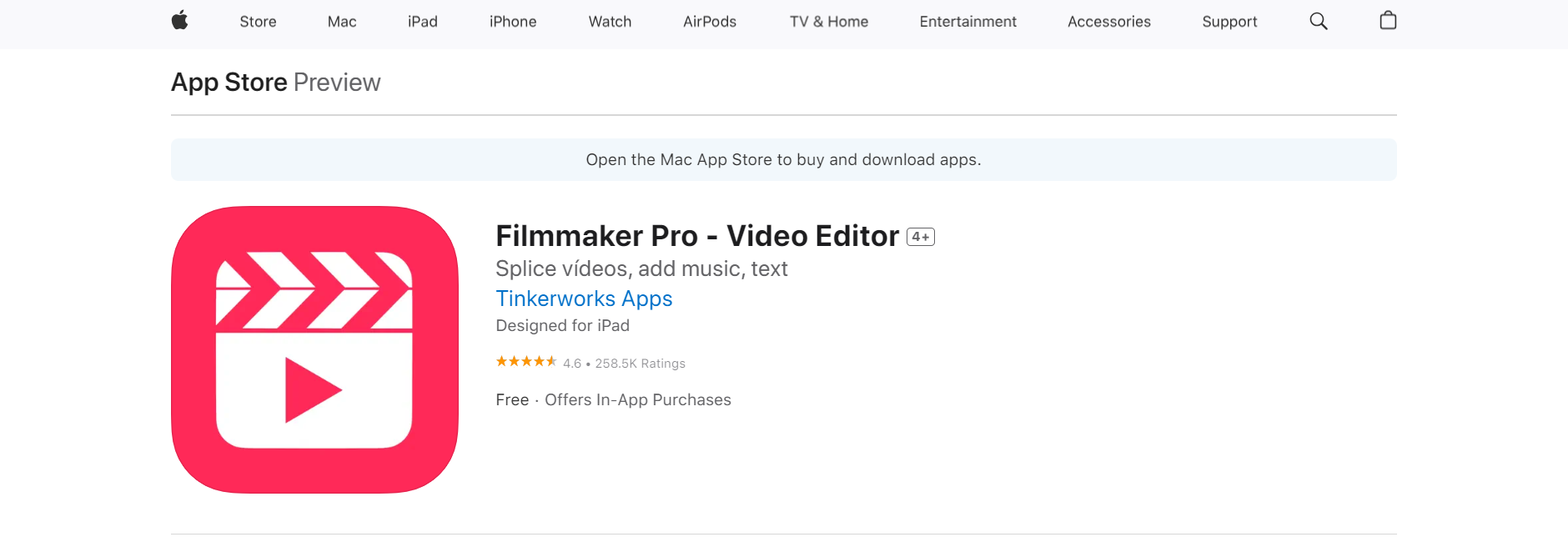 8. Filmmaker Pro