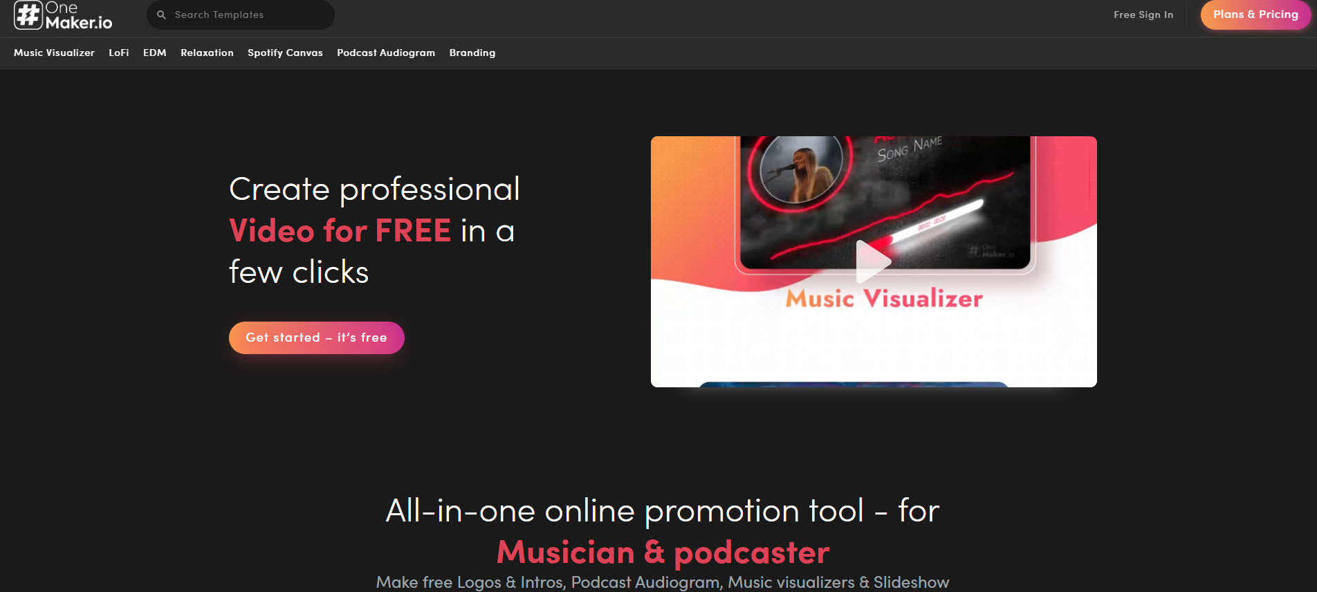 BONUS: Make a Music Video in Three Steps using Onemaker.io