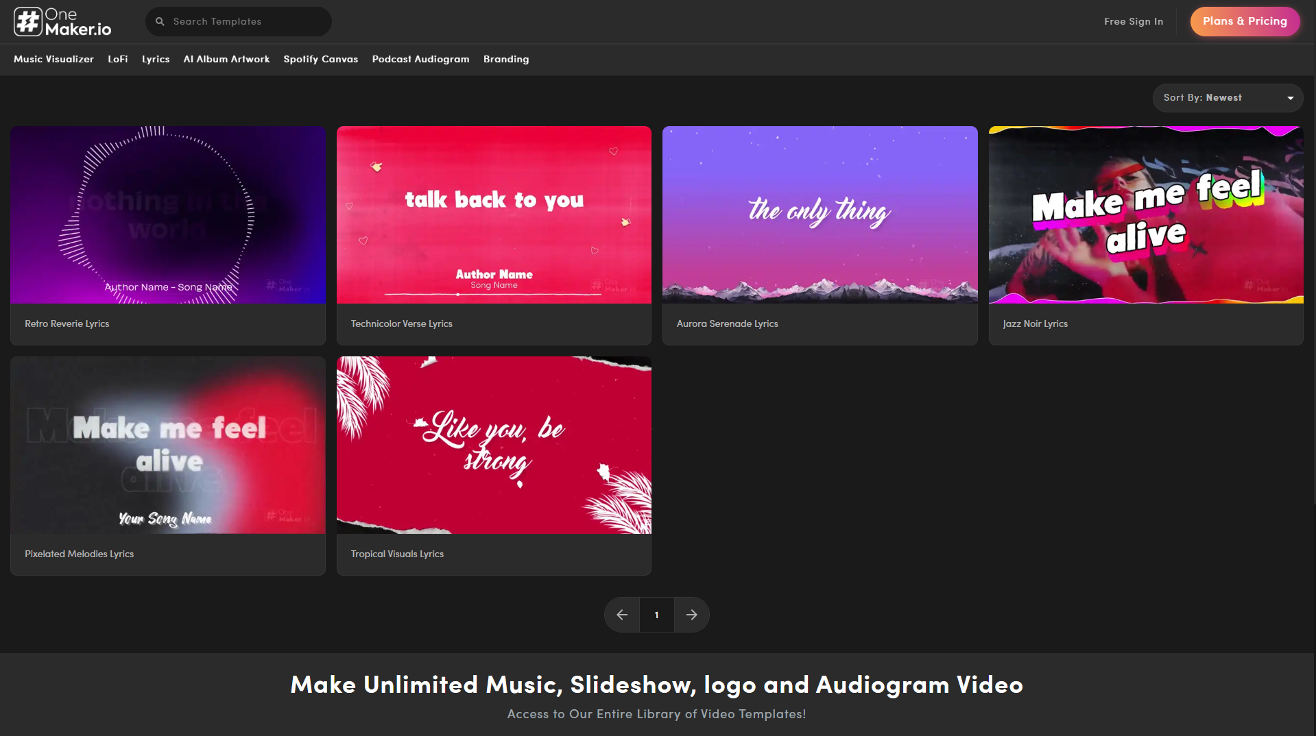 How to Make a Lyric Video with Onemaker.io