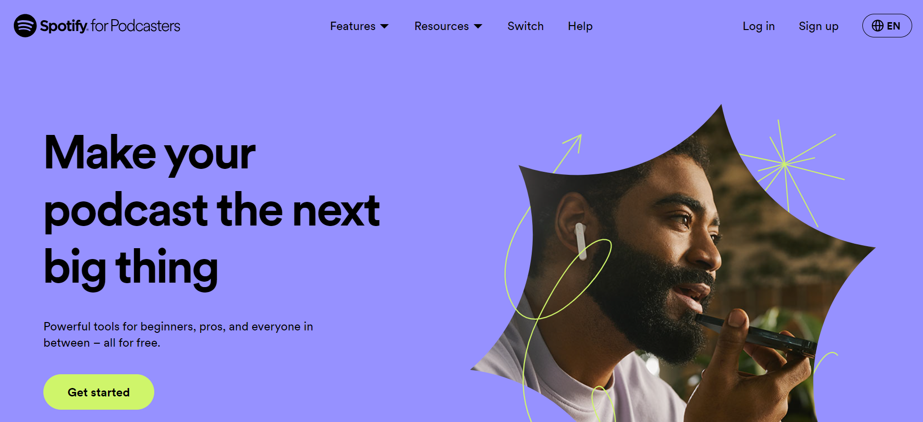 5. Spotify for Podcasters (Anchor)