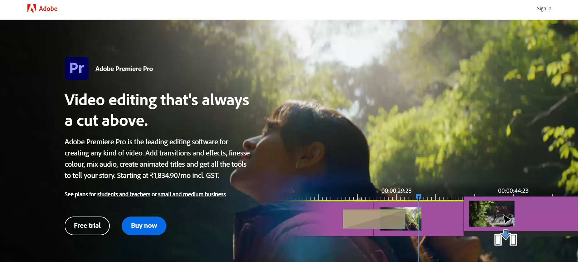 15. Adobe Premiere Pro
