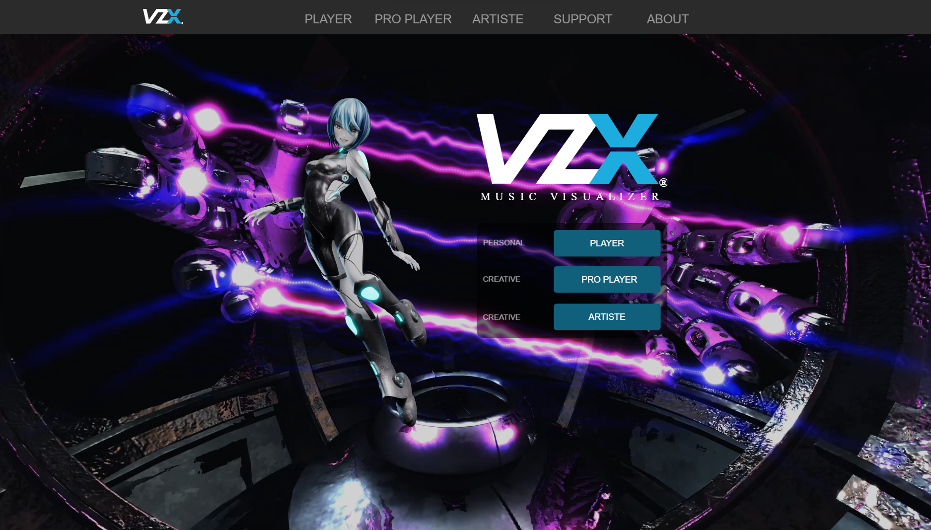 7. VSXu Audio Visualizer