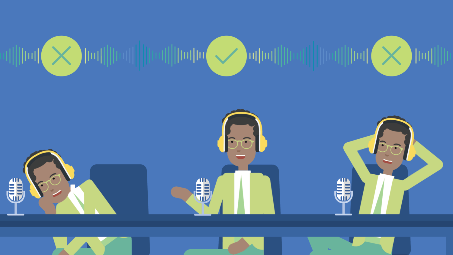 2. Watch Your Posture While Recording
