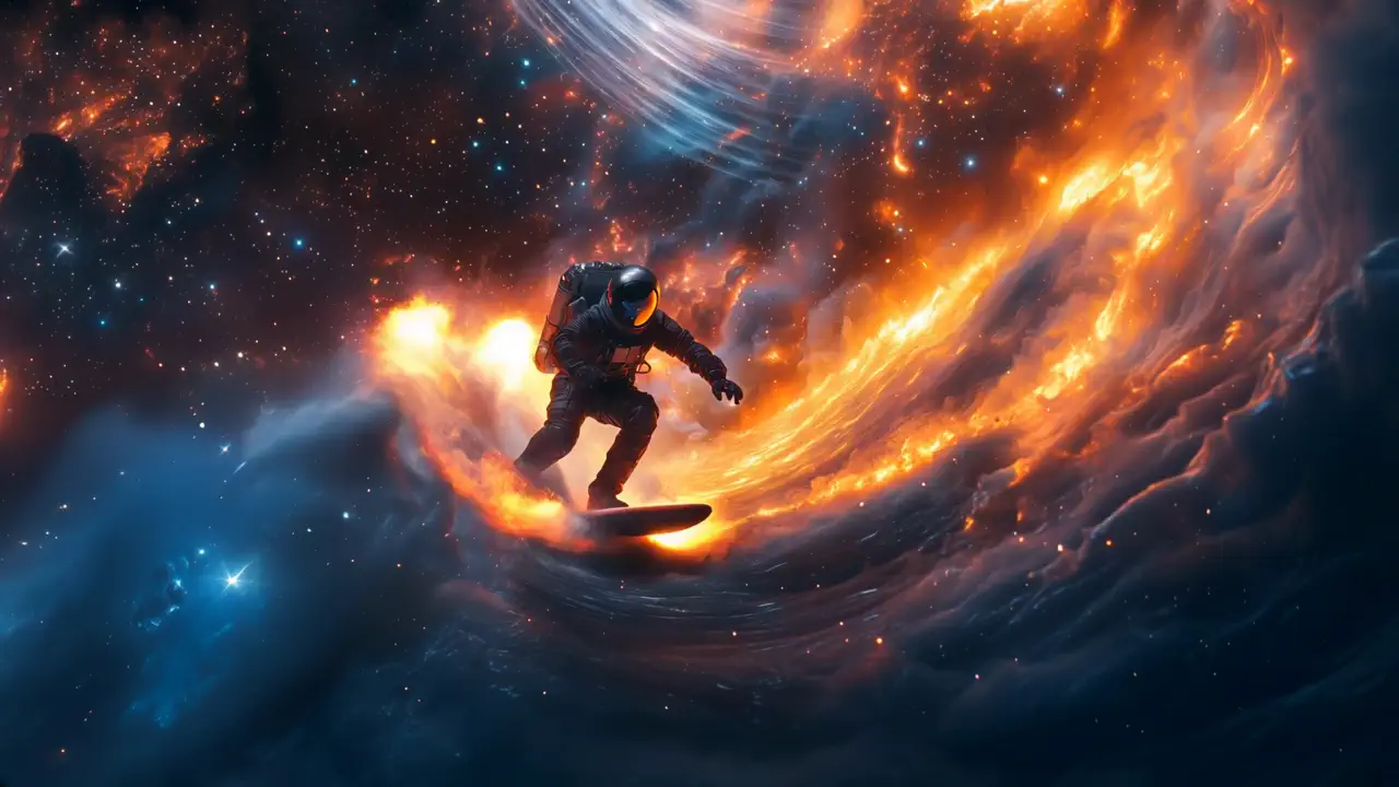 Cosmic Surfer