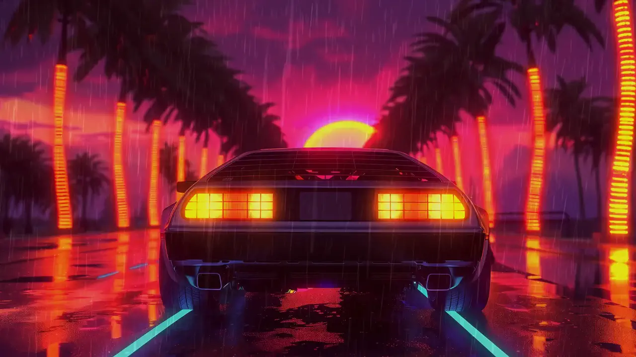 Neon Drive Horizon