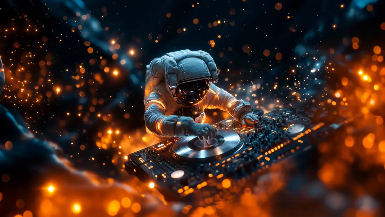 Neon Astronaut
