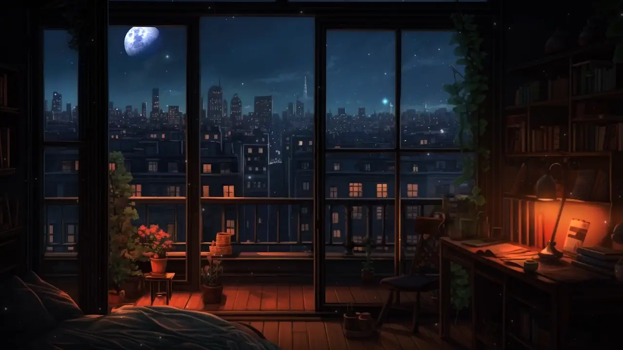 Neon Cityscape Reverie