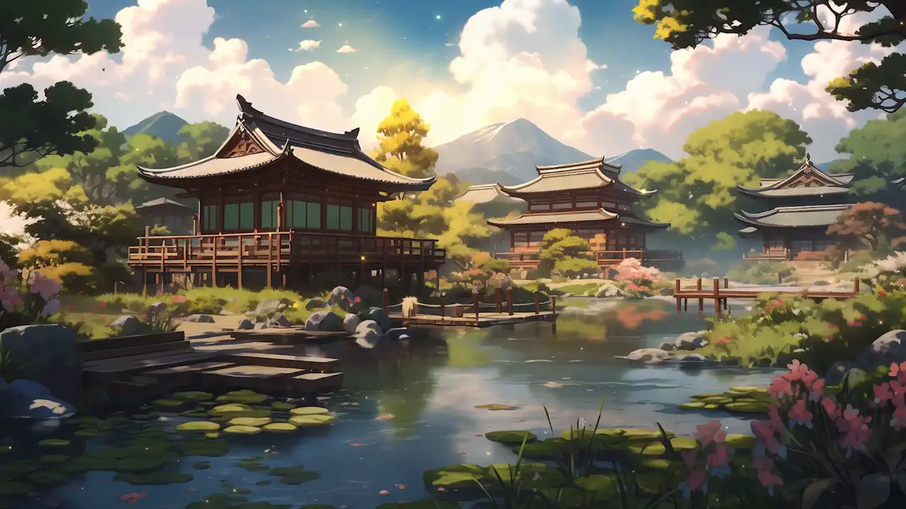 Pagoda Garden Reverie