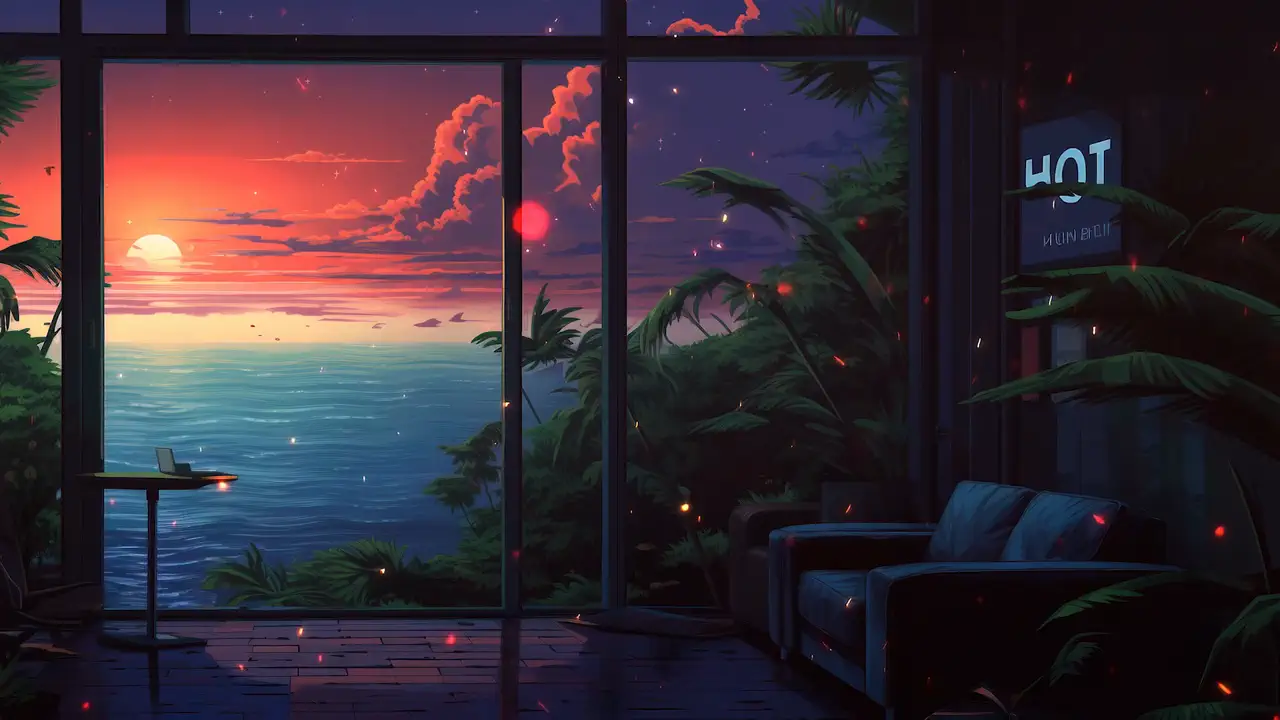 Tropical Sunset Lounge