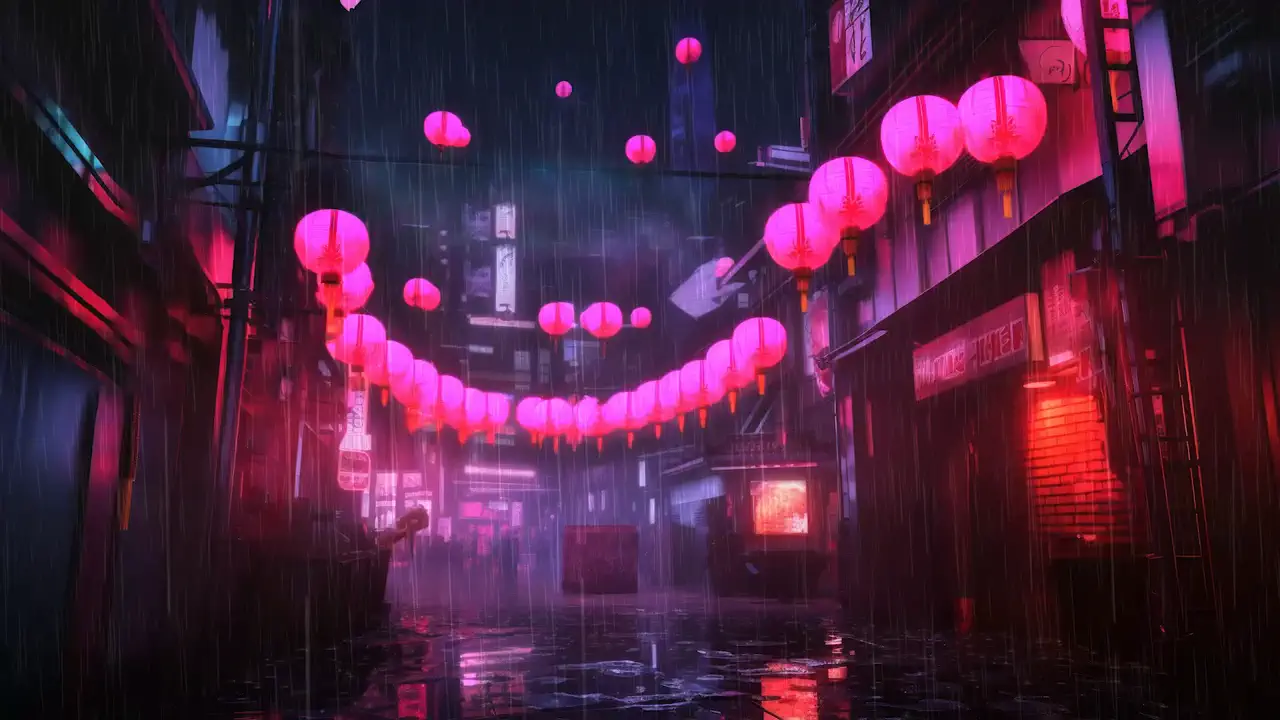 Neon Alley Reverie