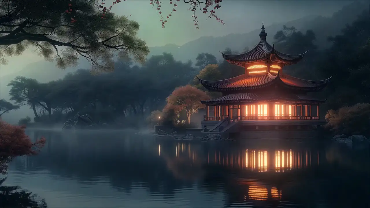 Lantern Reflection