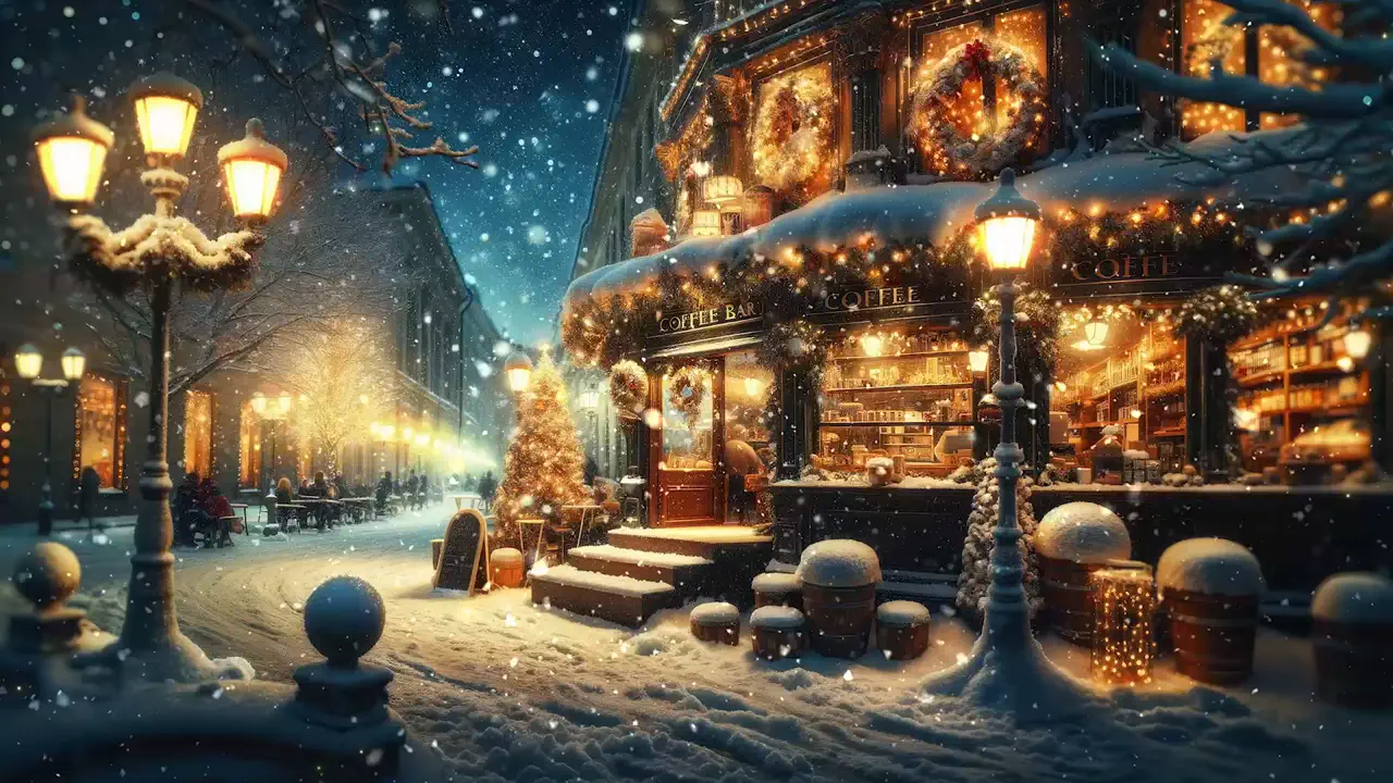 Snowy Market Dreams