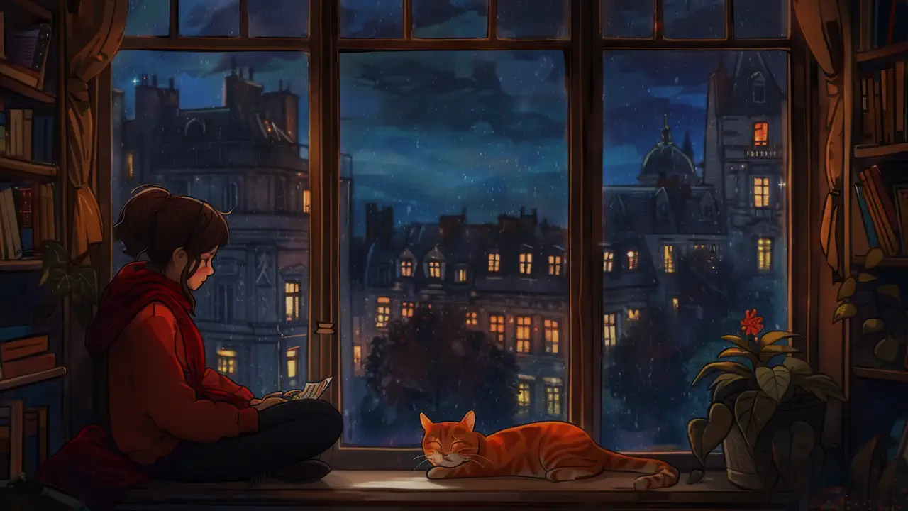 Rainy Night Study