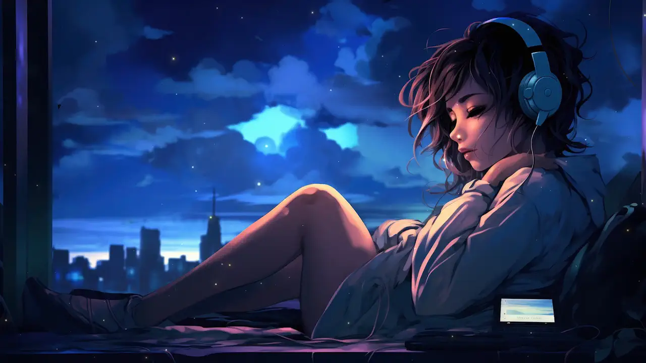 Neon Night Study