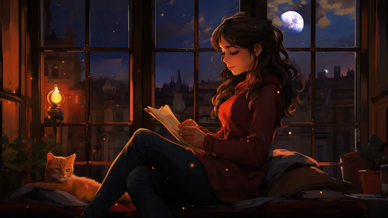 Moonlit Study