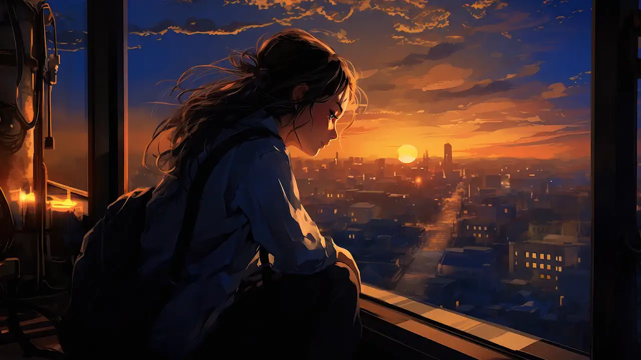 Urban Dusk Contemplation
