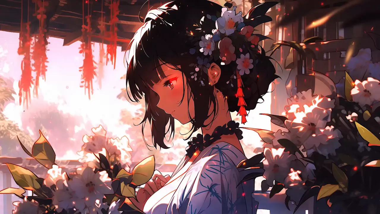 Crimson Bloom Reverie