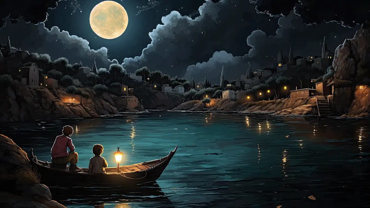 Moonlit Harbor