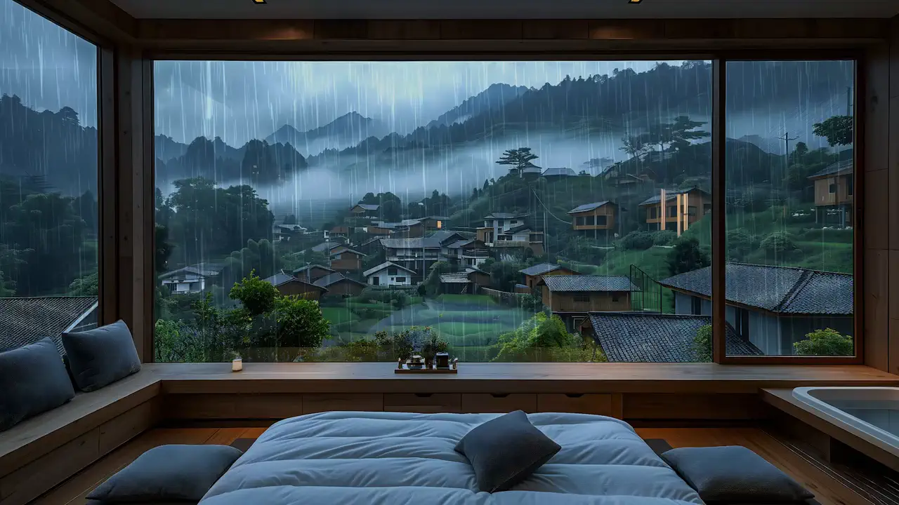 Rainy Village Reverie