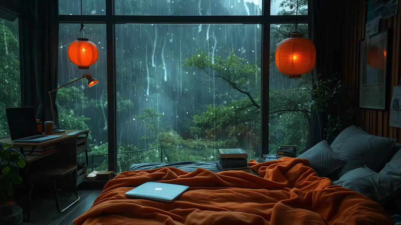 Rainy Study Sanctuary