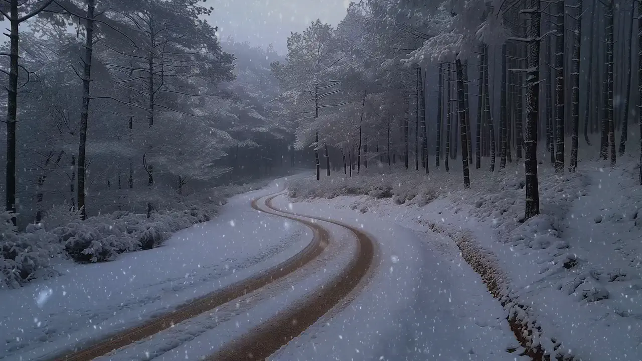 Frosted Path Reverie