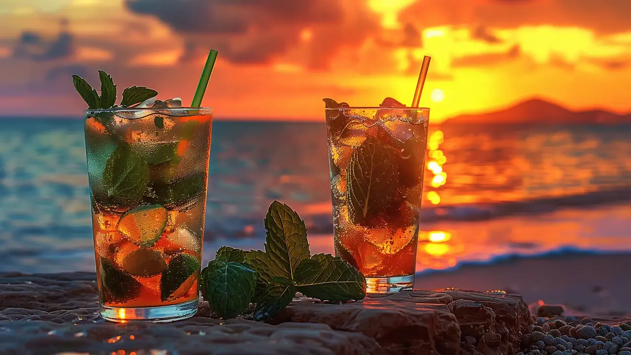 Sunset Mojito Moment