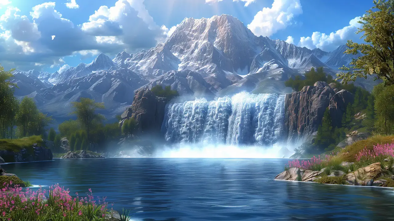 Alpine Cascade Dream