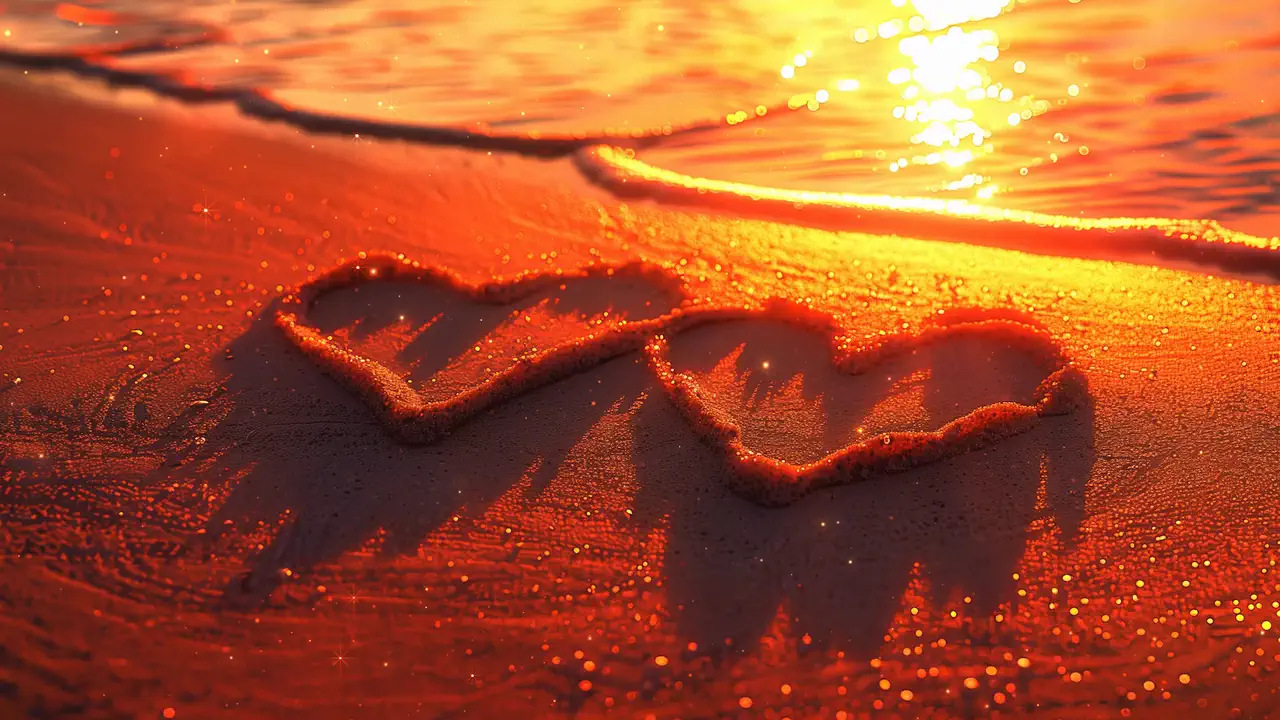 Sunset Footprints