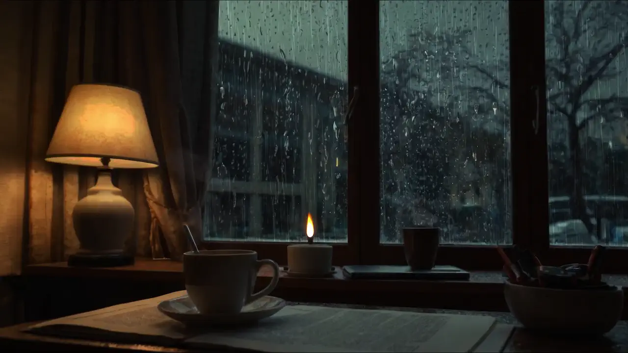 Rainy Study Nook