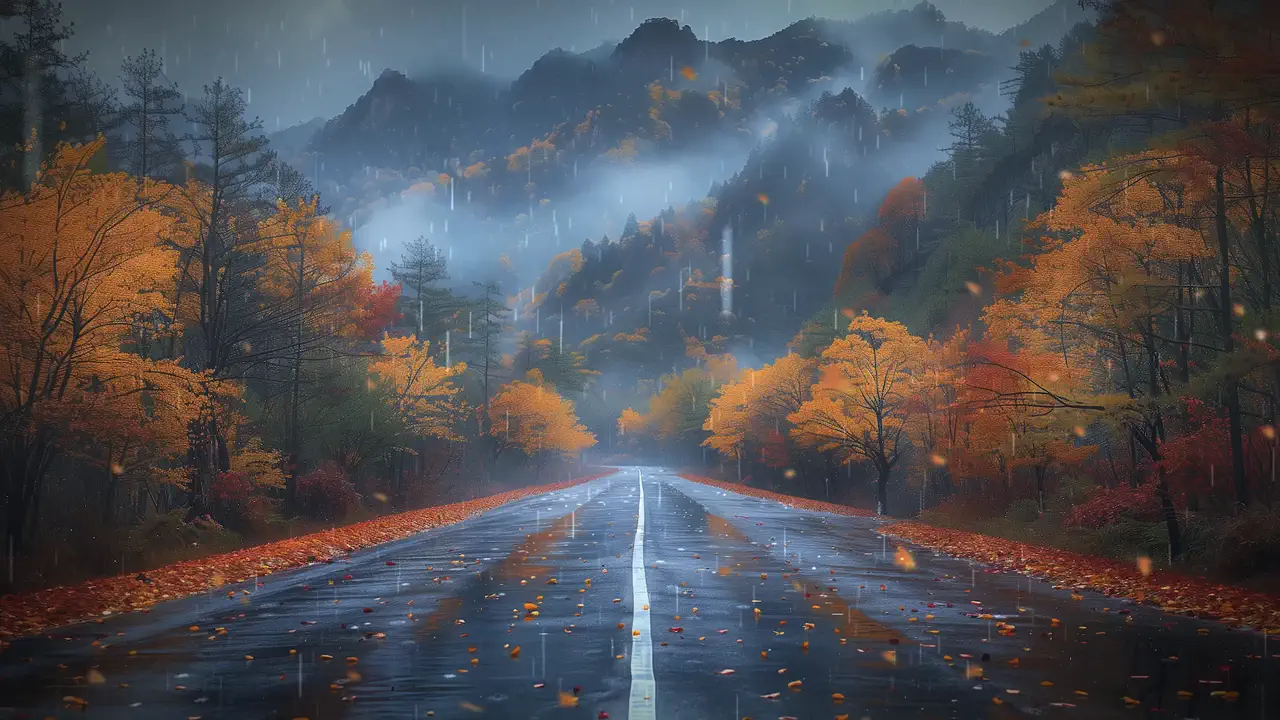 Autumn Road Dream