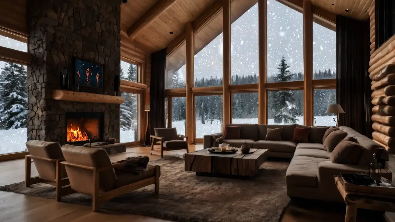Alpine Hearth Glow
