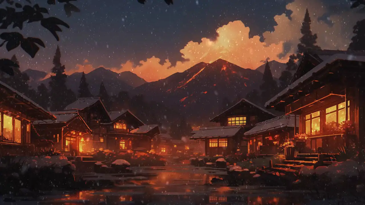 Autumn Village Glow