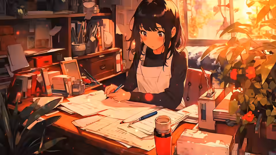 Amber Desk Dreams
