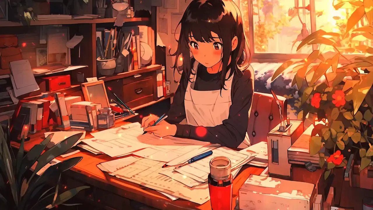Amber Desk Dreams