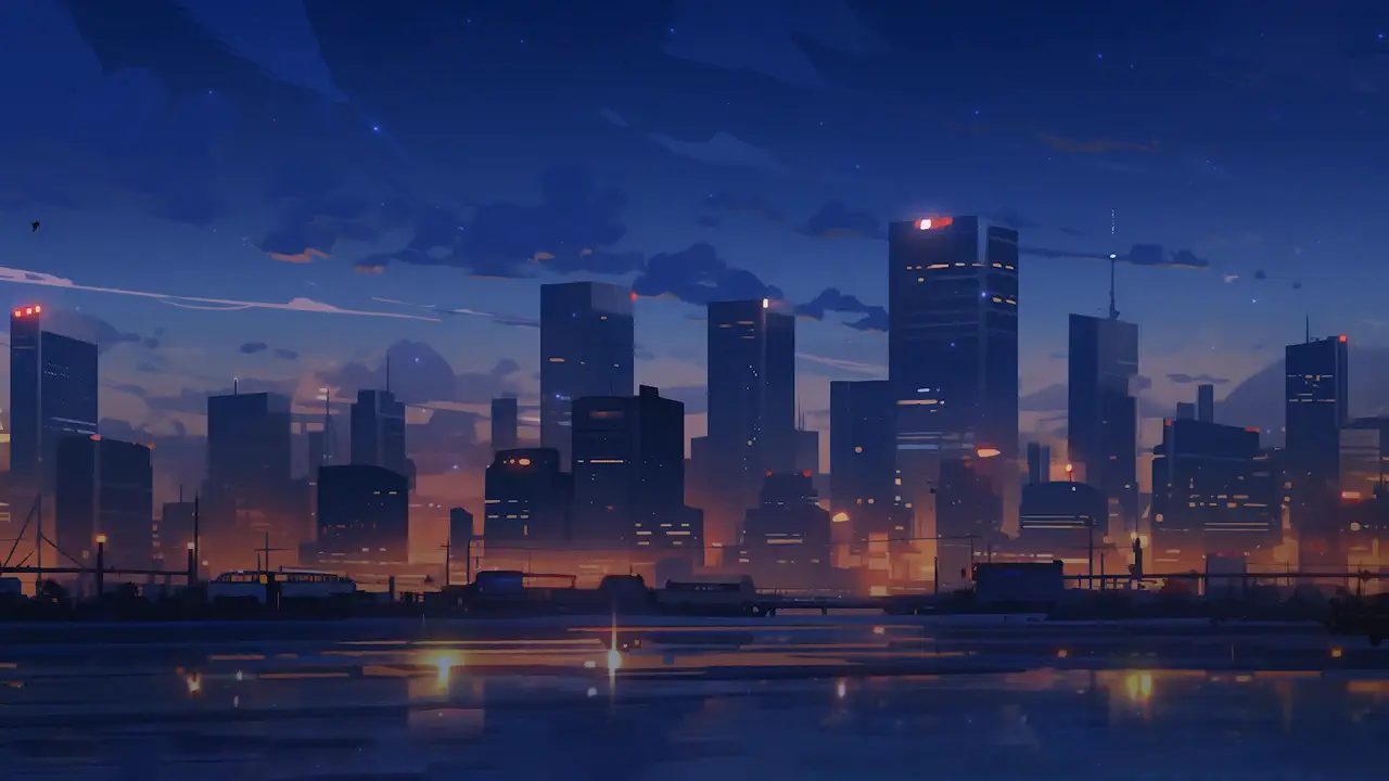 Dusk Skyline Glow