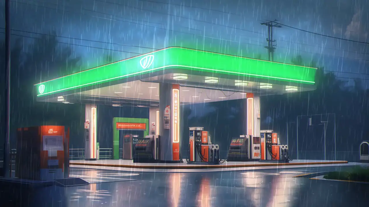 Neon Pump Station