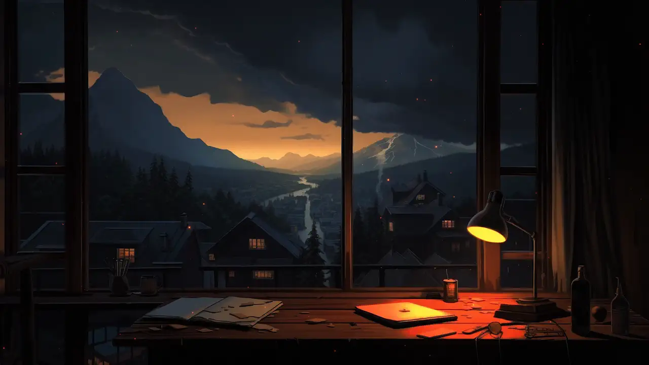 Mountain Study Glow